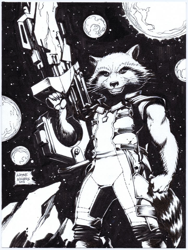 Rocket Raccoon commission