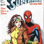 Rogue and Spiderman sketch cover