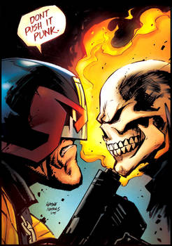 Judge Dredd VS Ghost Rider