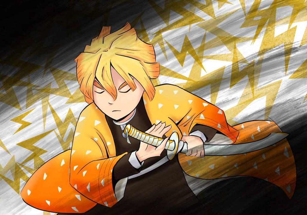 Thunder First Form Thunder breathing, first form by LaPetiteUsagi on DeviantArt