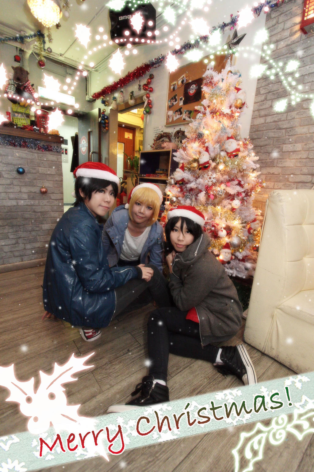 Attack On Titan - Merry Christmas!! by karmenchiu on DeviantArt