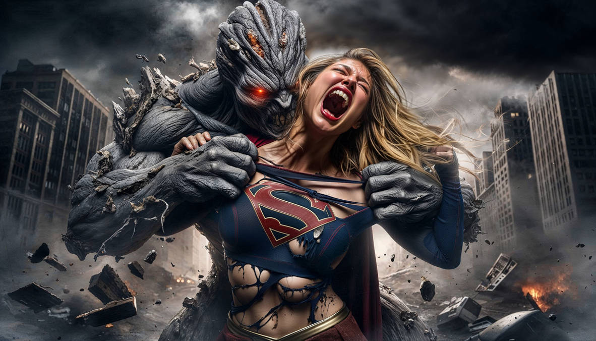 Rip her chest - Supergirl vs Doomsday - 44 by murkasar on DeviantArt