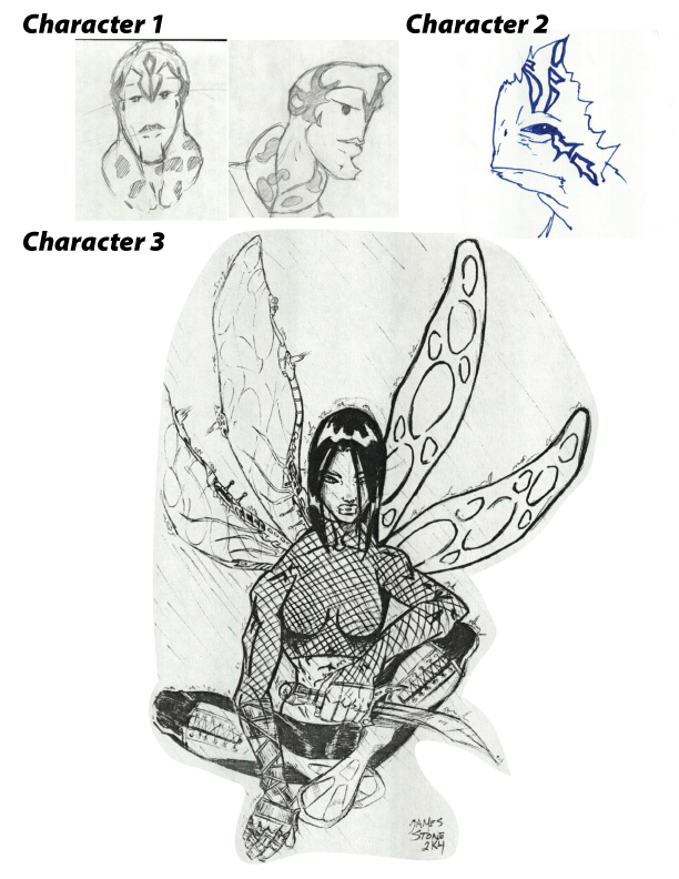 1st Challenge Characters by artoftheimmortal