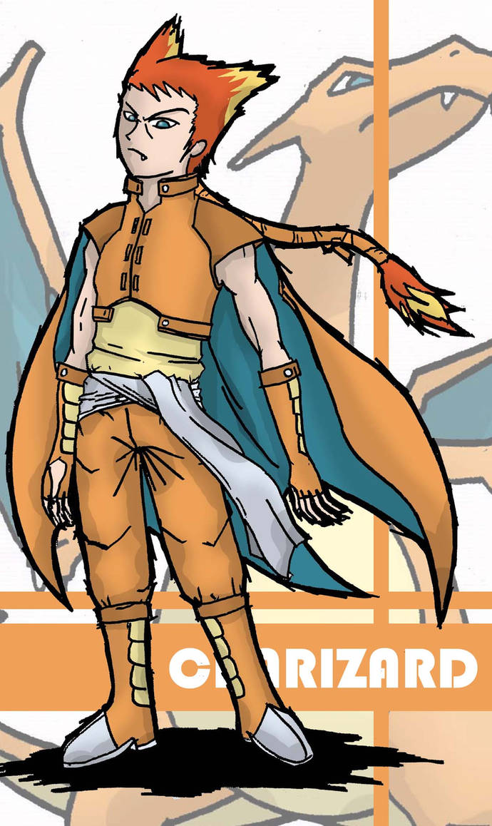 Garizard Charizard - Gijinka by belumandi on DeviantArt
