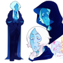 Blue Diamond ( MALE FORMED GEM )