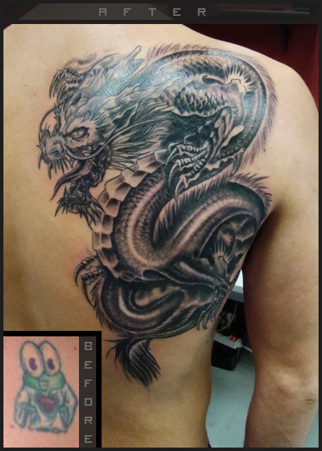 Tattoos Gallery Dragon Cover Up Tattoos