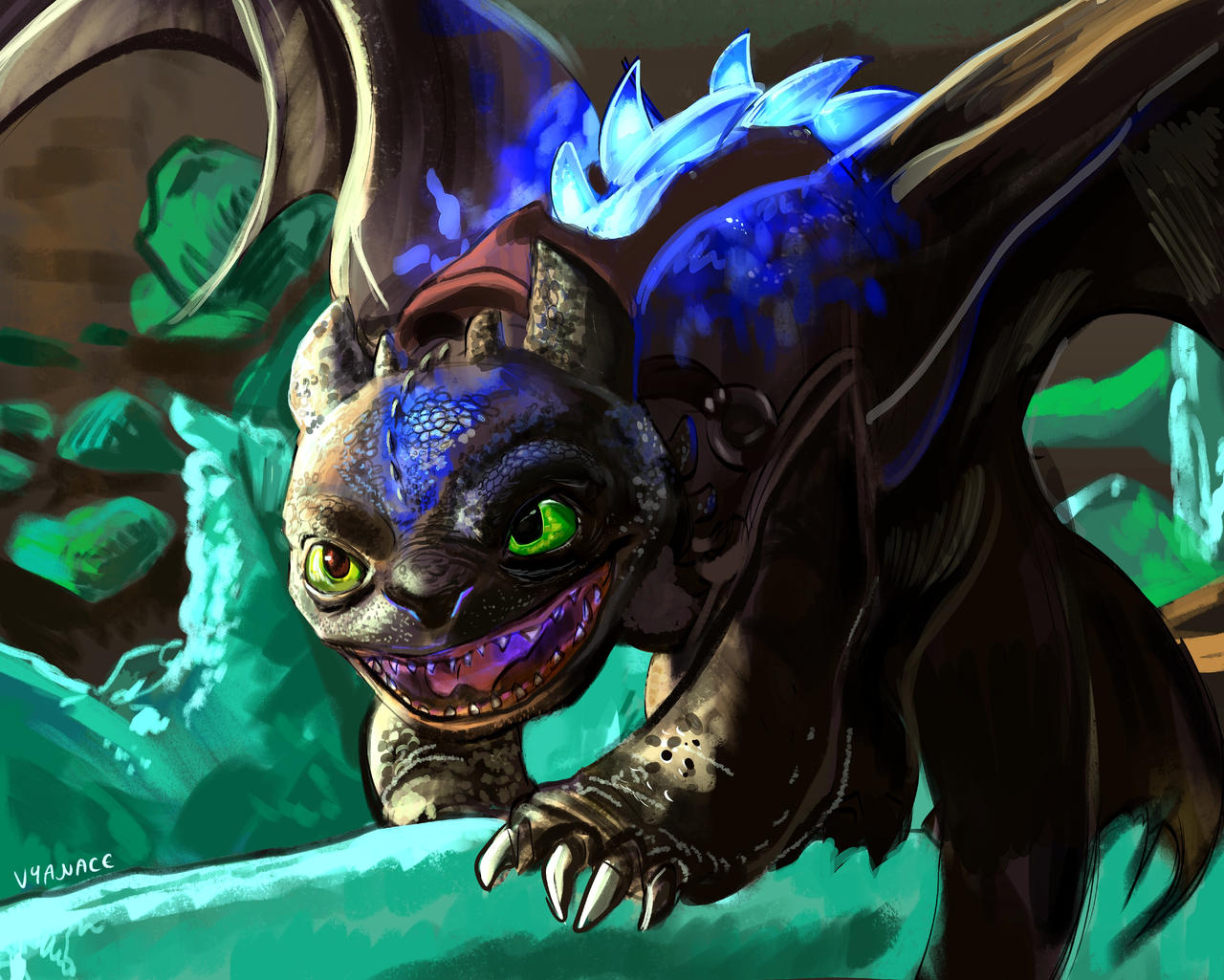 Toothless Alpha Animation Alpha live-action Toothless by vyanace on DeviantArt