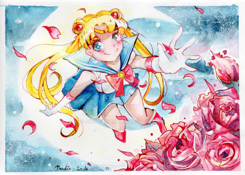 I am Sailor Moon, champion of justice!