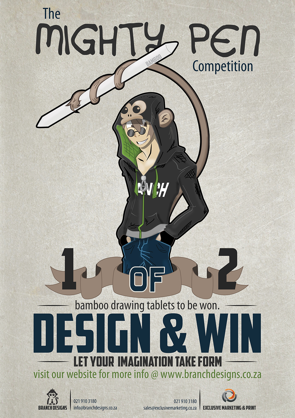 Branch Designs - Mighty Pen competition (Poster) by BranchDesigns