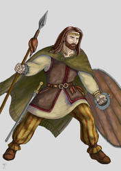 Walkian Celtic warrior