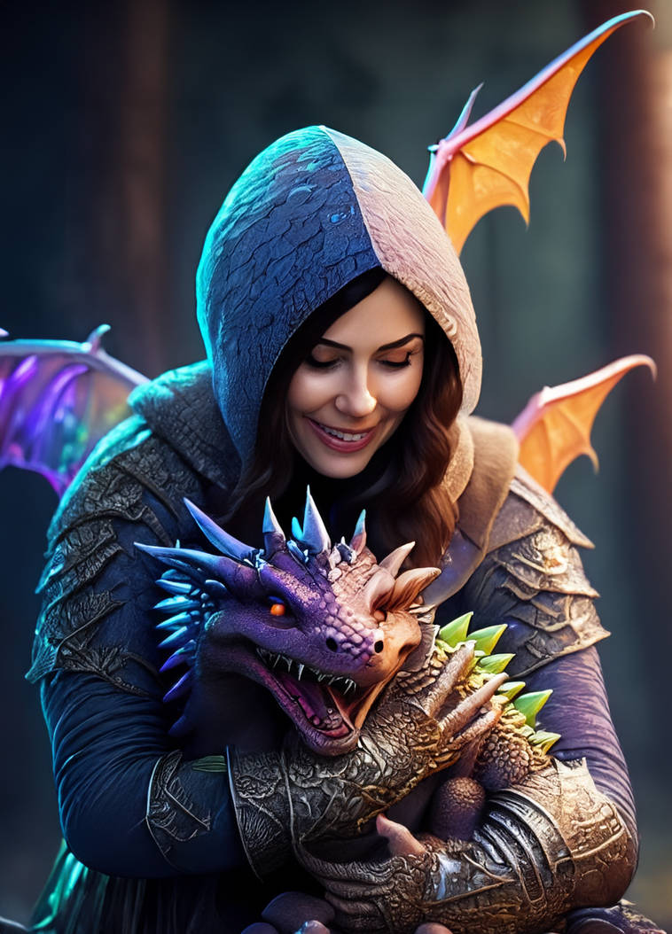 Dragon human and son by francoalarconartist on DeviantArt