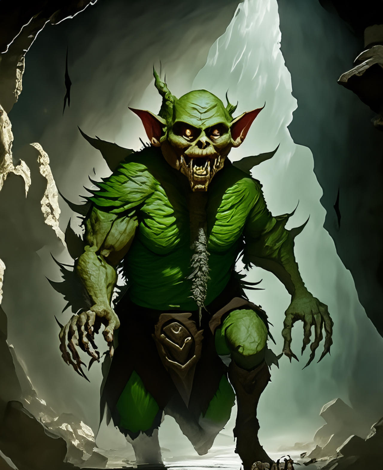Goblin In Underground Cave By Francoalarconartist On DeviantArt goblin-in-underground-cave-by-francoalarconartist-on-deviantart