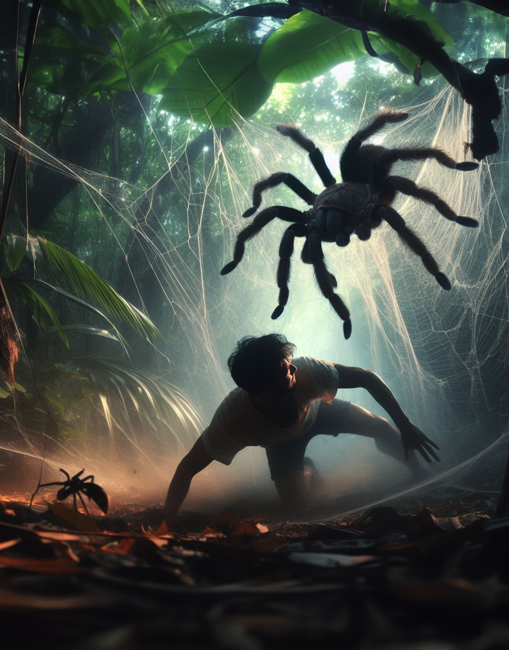 Giant Spider attack by francoalarconartist on DeviantArt