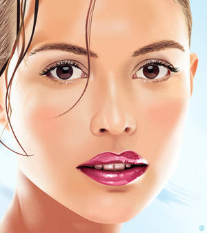 Josie Maran in vector