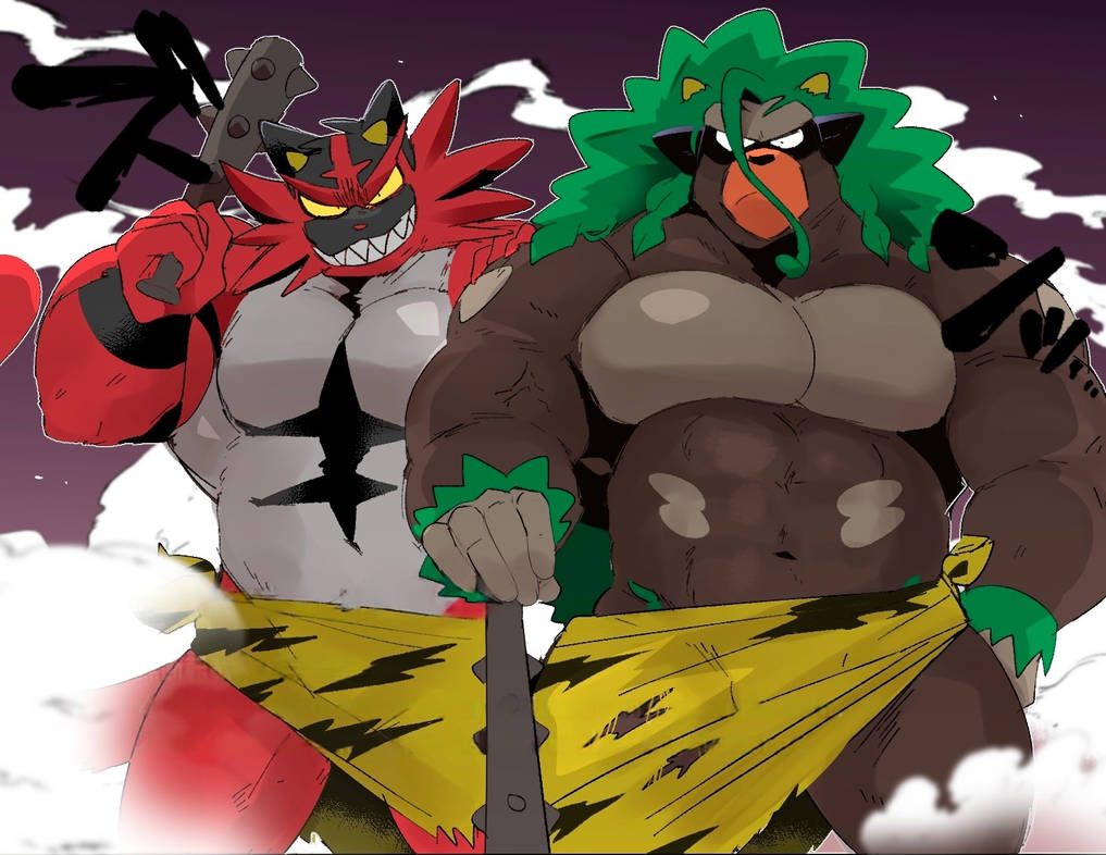 Perler Rillaboom Incineroar and Rillaboom by Tumbleweed24seven on DeviantArt