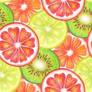 Fresh fruit seamless pattern