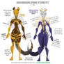 Squishdragons characters design sheet