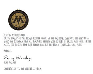 Hogwarts Acceptance Letter 3