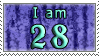 28 blue