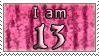 13 pink