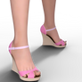 [4K Render] DoA6 Wedge High Heels (Kasumi)