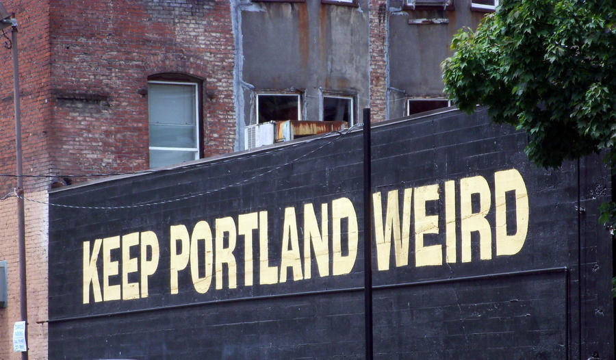 KEEP PORTLAND WEIRD Portland, Oregon, USA.