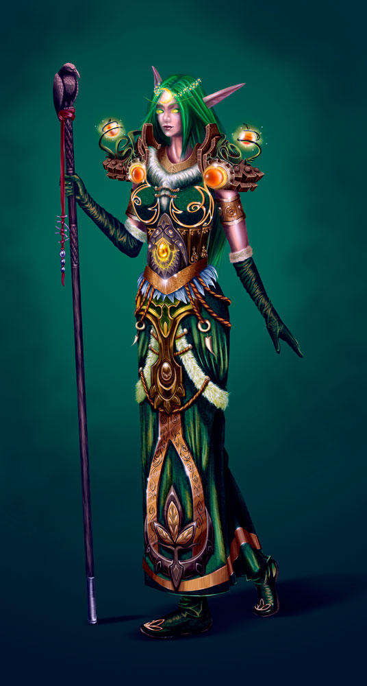 Night Elf Druid By Willborg On DeviantArt