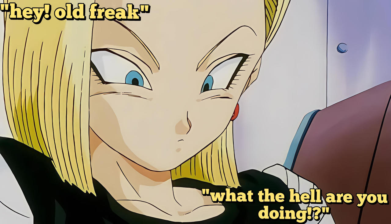 Android 18 Gas Master Roshi master roshi eats android 18. by omegaspreme444 on DeviantArt
