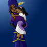 Clopin and Esmeralda - colored