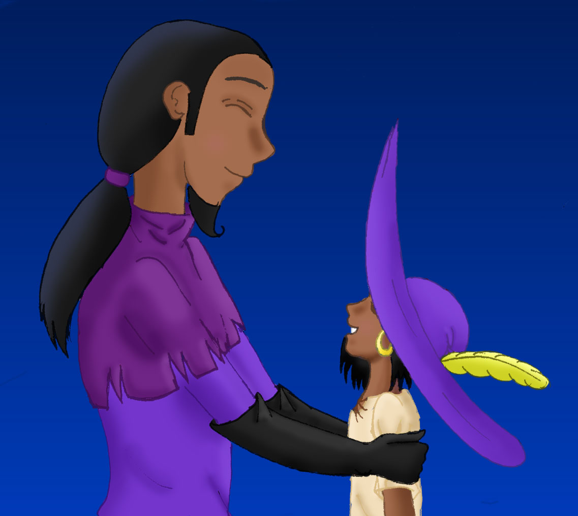 Clopin's dad and Clopin-color