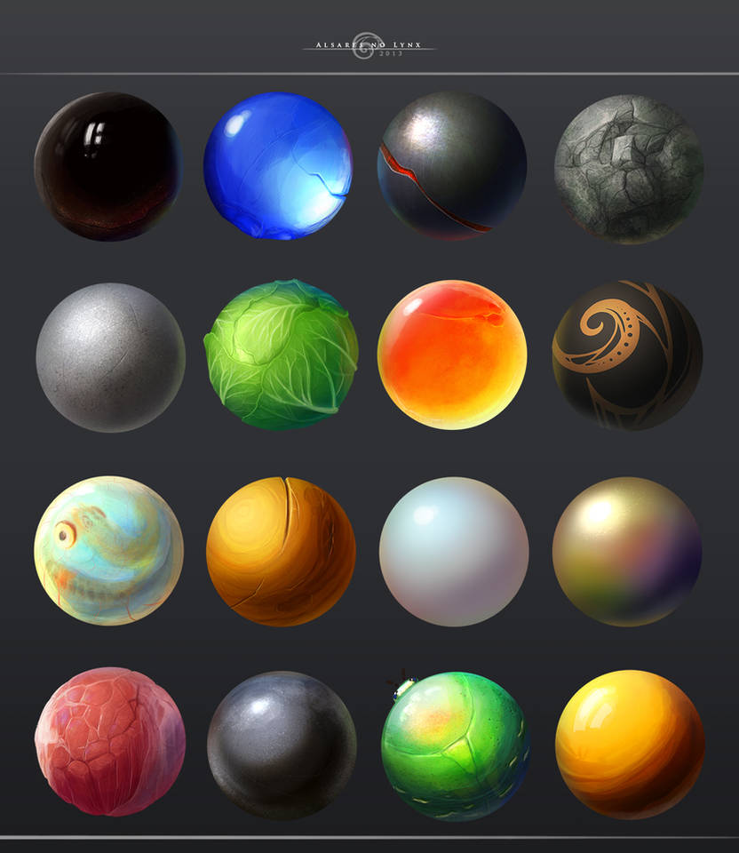 Material Study by AlsaresLynx on DeviantArt