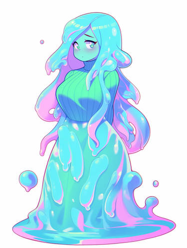 [OPEN] slime monster girl adopt