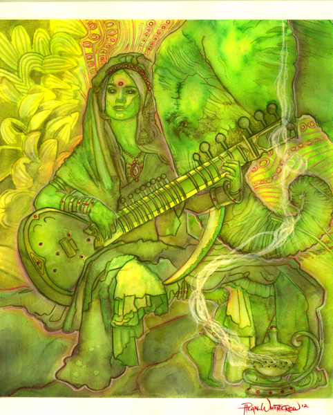 Ganesha and Saraswati