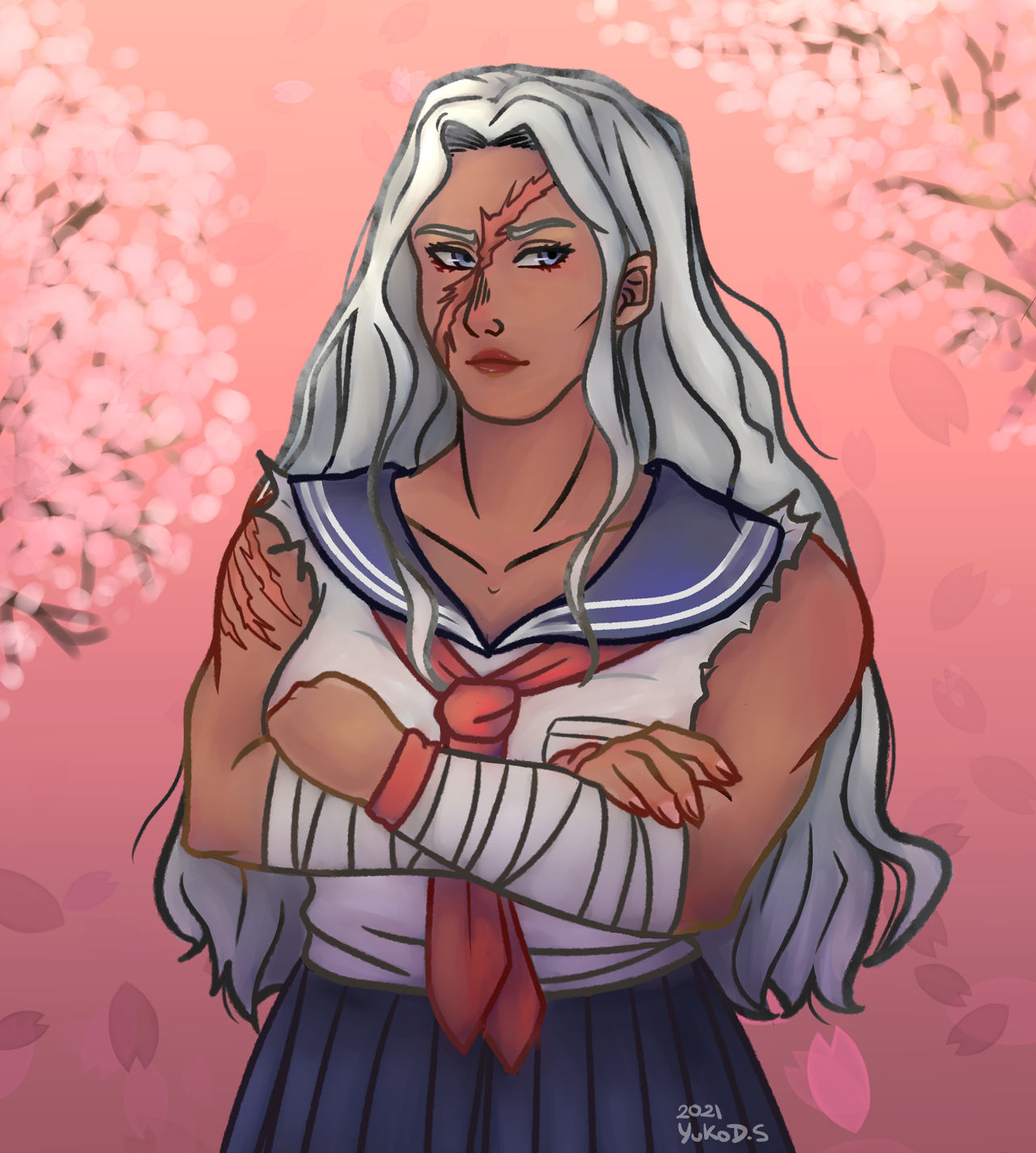 Danganronpa V1 Sakura Ogami By Yukomori12 On DeviantArt danganronpa-v1-sakura-ogami-by-yukomori12-on-deviantart