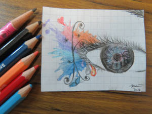 Color pencil: Eye