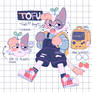 Tofu | fursona redesign