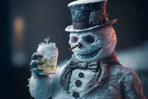 Frosty Needs a Cold One