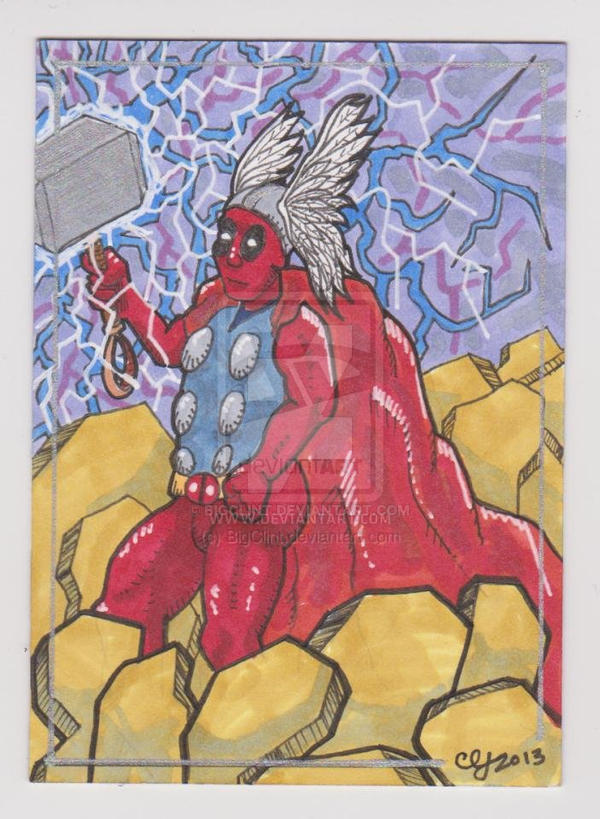 Thor-Pool ACEO by BigClint on DeviantArt