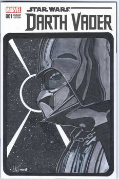 Darth Vader Sketch Cover Art