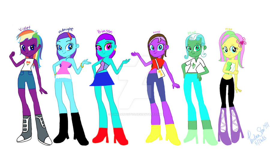 Primson and co equestria girls style