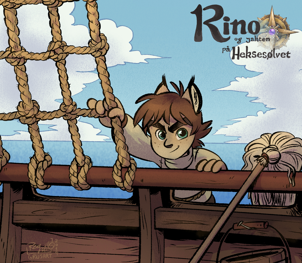 Rino and the witch's silver - test illustration
