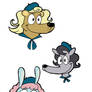 Honey, Suzie, and Amber