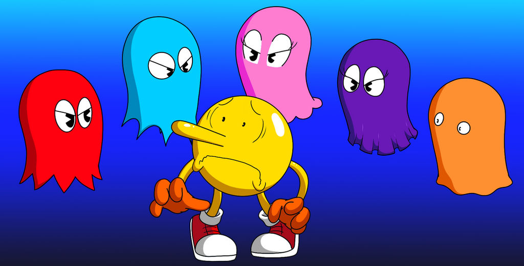 Pac-Man Surrounded by Ballisticfury on DeviantArt