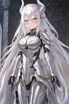 Silver Dragon Knight [Adoptable]