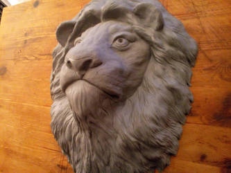 lion, plasticine