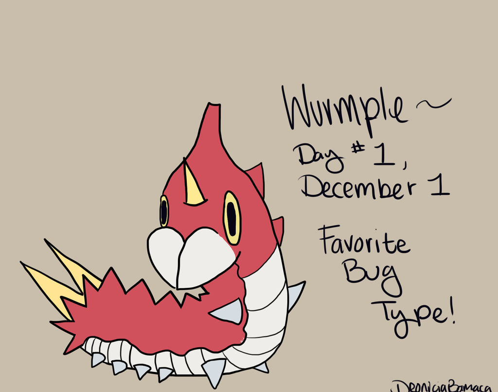 Wurmple! by TeenieMimi on DeviantArt