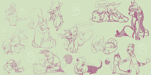 PMDU Fluff doodles