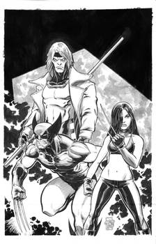 Wolverine, X23 and Gambit Commission