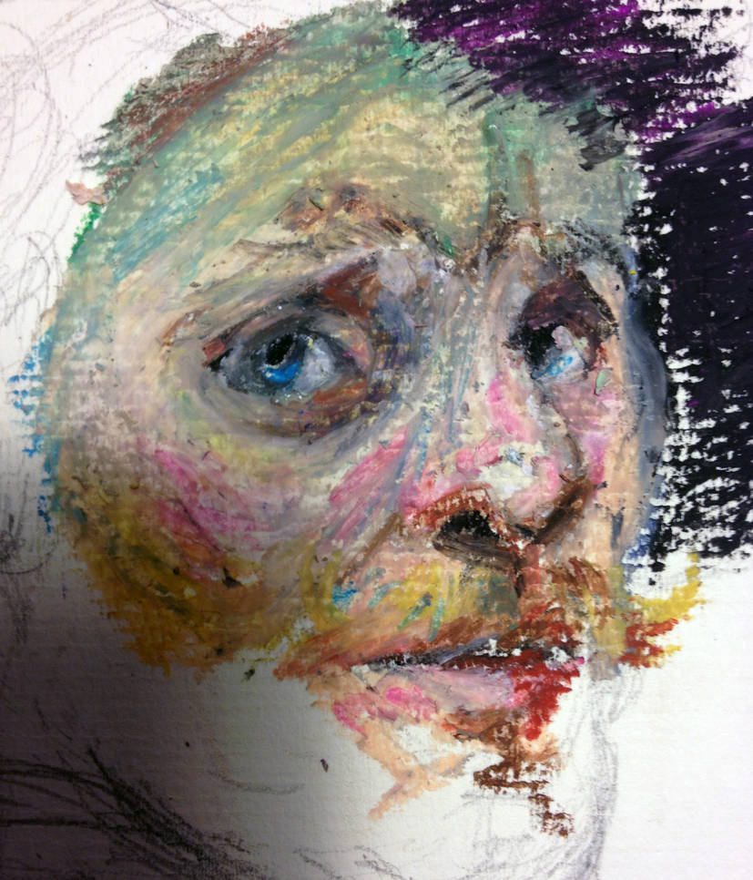 Rembrandt study oil pastels unfinished and video by spurs06 on DeviantArt