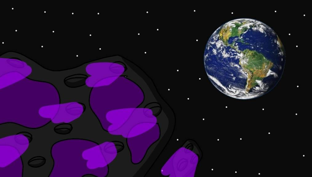 Asteroid Deviantart Asteroid by cupheadandbendyandba on DeviantArt